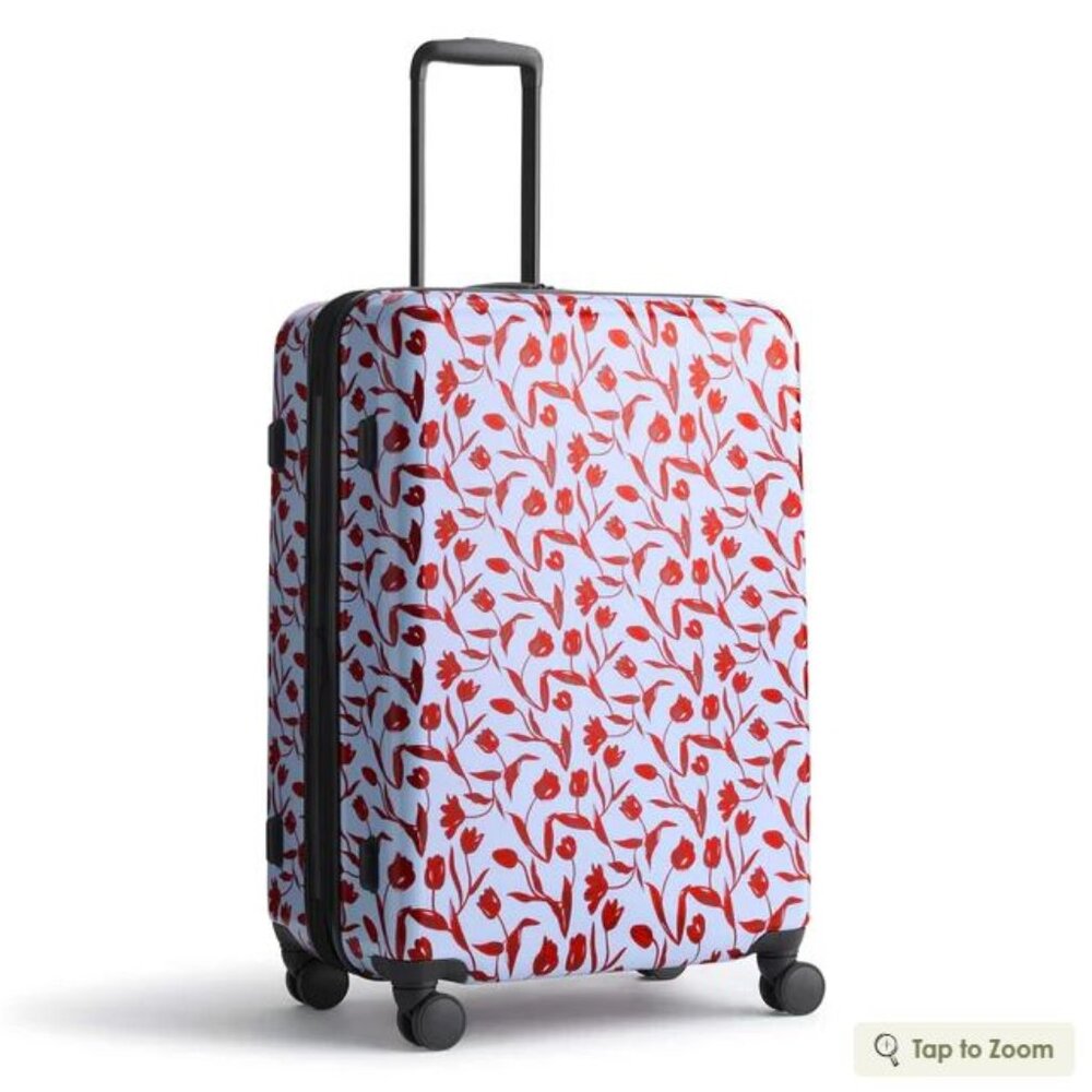 Vera Bradley 29" XL Spinner Hard side Rolling Luggage Suitcase Floating tulip